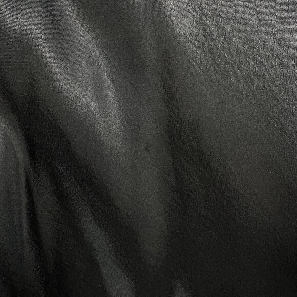 ENZA COSTA Satin Bias Slip Dress Womens XL Black Maxi V-neck Spaghetti Strap - Picture 14 of 16